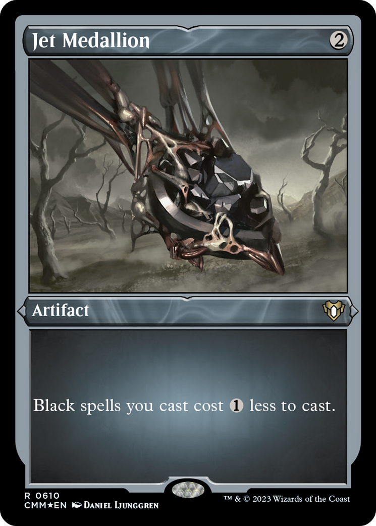 Jet Medallion (CMM-610) - Commander Masters Etched Foil - Premium MTG Single from Wizards of the Coast - Just $4.48! Shop now at Game Crave Tournament Store