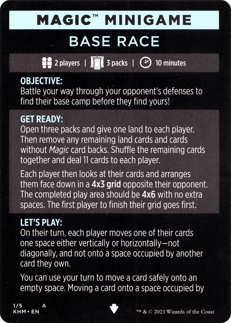 Base Race // Base Race (cont'd) (MKHM-001) - Kaldheim Minigames - Premium MTG Single from Wizards of the Coast - Just $0! Shop now at Game Crave Tournament Store