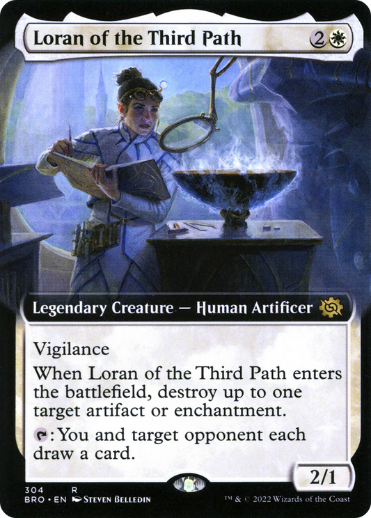 Loran of the Third Path (BRO-304) - The Brothers' War: (Extended Art) - Premium MTG Single from Wizards of the Coast - Just $3.96! Shop now at Game Crave Tournament Store