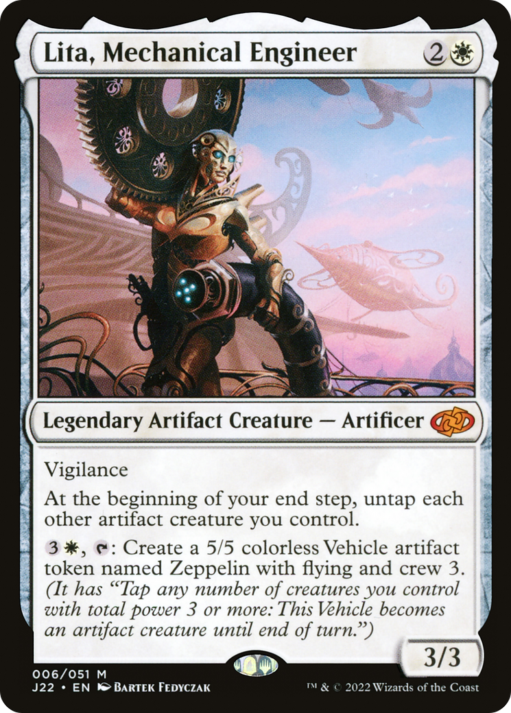Lita, Mechanical Engineer (J22-006) - Jumpstart 2022 - Premium MTG Single from Wizards of the Coast - Just $9.23! Shop now at Game Crave Tournament Store
