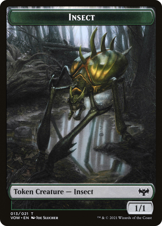 Insect (TVOW-013) - Innistrad: Crimson Vow Tokens Foil - Premium MTG Single from Wizards of the Coast - Just $0.25! Shop now at Game Crave Tournament Store