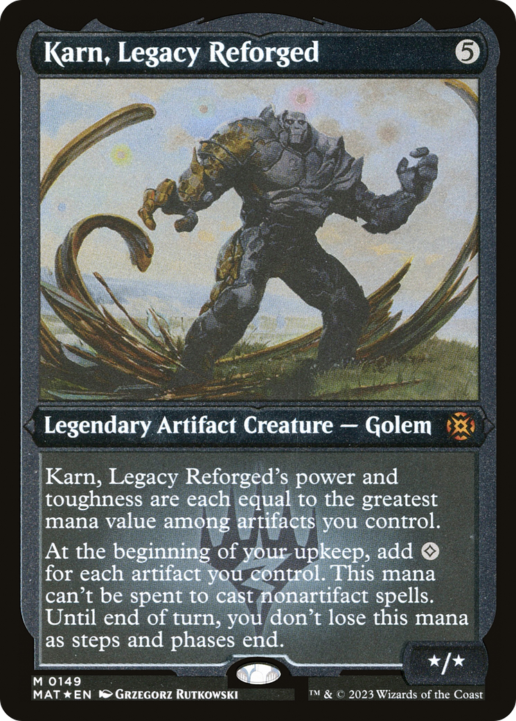 Karn, Legacy Reforged (MAT-149) - March of the Machine: The Aftermath Etched Foil - Premium MTG Single from Wizards of the Coast - Just $2.42! Shop now at Game Crave Tournament Store