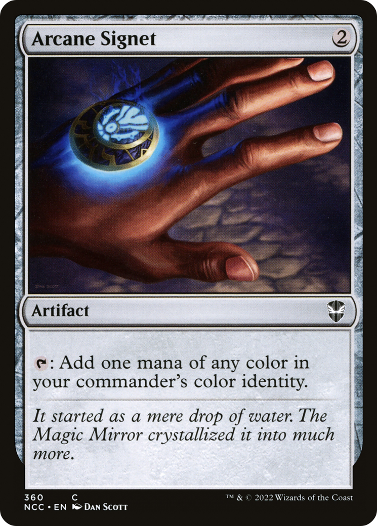 Arcane Signet (NCC-360) - New Capenna Commander - Premium MTG Single from Wizards of the Coast - Just $0.08! Shop now at Game Crave Tournament Store