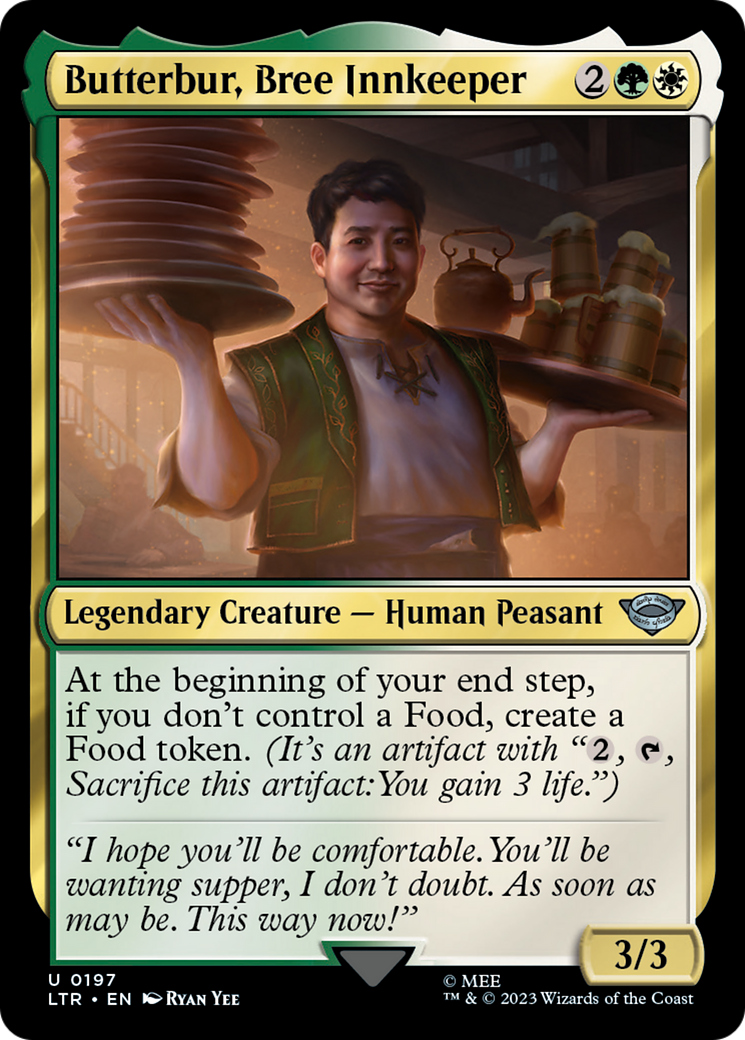 Butterbur, Bree Innkeeper (LTR-197) - The Lord of the Rings: Tales of Middle-earth - Premium MTG Single from Wizards of the Coast - Just $0.25! Shop now at Game Crave Tournament Store