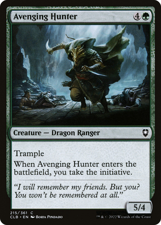 Avenging Hunter (CLB-215) - Commander Legends: Battle for Baldur's Gate - Premium MTG Single from Wizards of the Coast - Just $0.09! Shop now at Game Crave Tournament Store