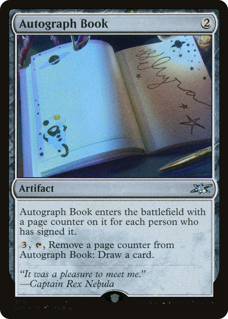Autograph Book (UNF-469) - Unfinity Foil - Premium MTG Single from Wizards of the Coast - Just $0.55! Shop now at Game Crave Tournament Store