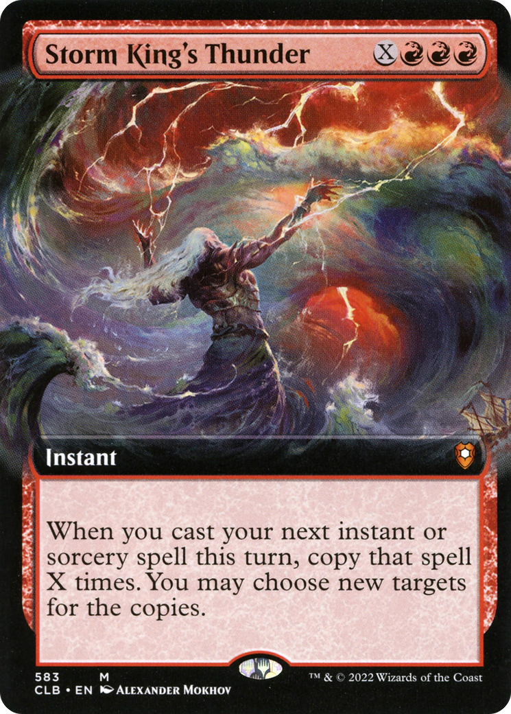 Storm King's Thunder (CLB-583) - Commander Legends: Battle for Baldur's Gate: (Extended Art) - Premium MTG Single from Wizards of the Coast - Just $0.41! Shop now at Game Crave Tournament Store