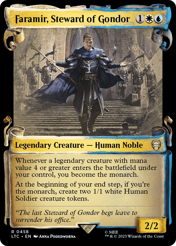 Faramir, Steward of Gondor (LTC-458) - Tales of Middle-earth Commander: (Showcase) - Premium MTG Single from Wizards of the Coast - Just $0.29! Shop now at Game Crave Tournament Store