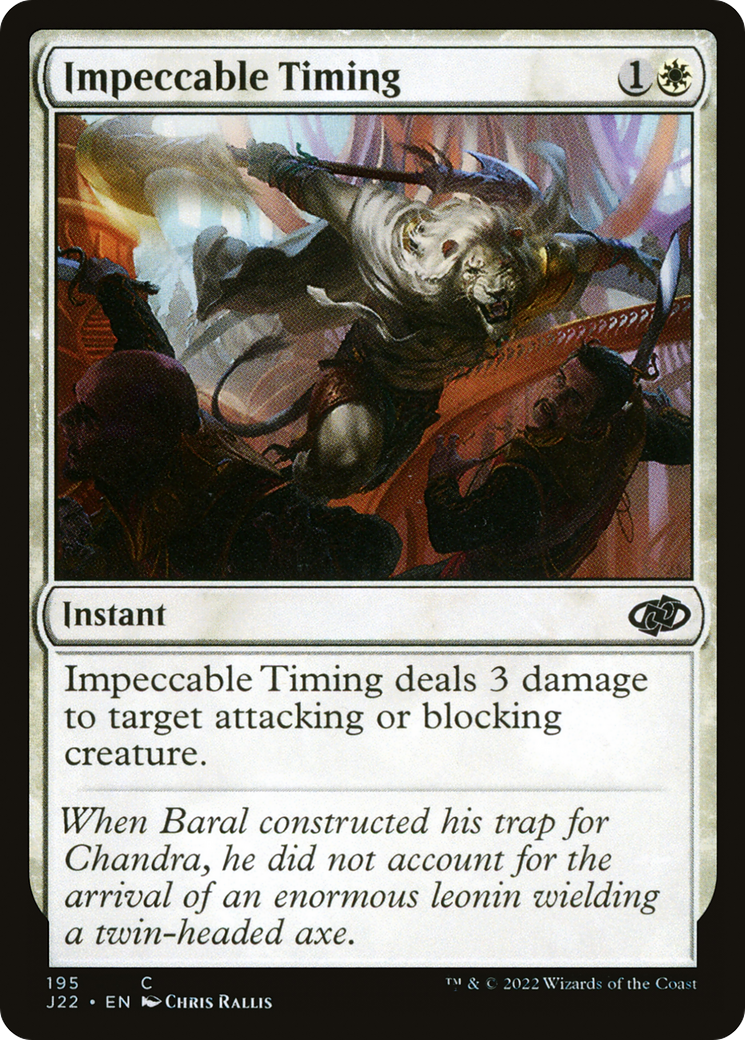Impeccable Timing (J22-195) - Jumpstart 2022 - Premium MTG Single from Wizards of the Coast - Just $0.08! Shop now at Game Crave Tournament Store