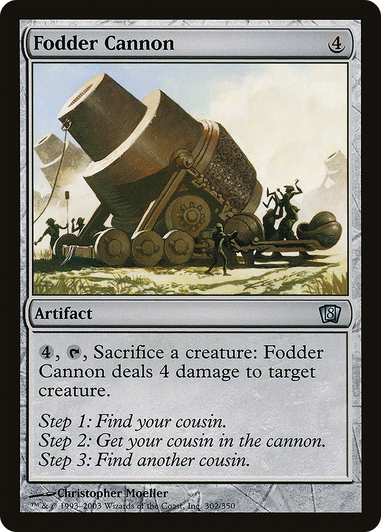 Fodder Cannon (8ED-302★) - Eighth Edition Foil - Premium MTG Single from Wizards of the Coast - Just $0.14! Shop now at Game Crave Tournament Store