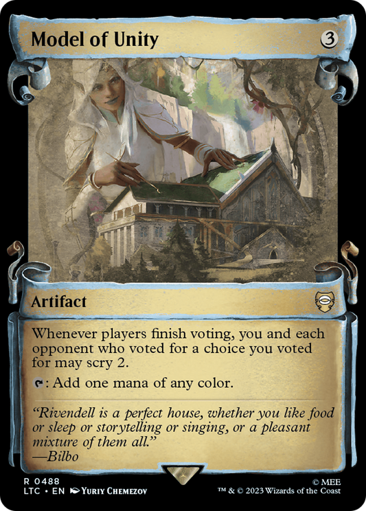 Model of Unity (LTC-488) - Tales of Middle-earth Commander: (Showcase) Foil - Premium MTG Single from Wizards of the Coast - Just $0.15! Shop now at Game Crave Tournament Store