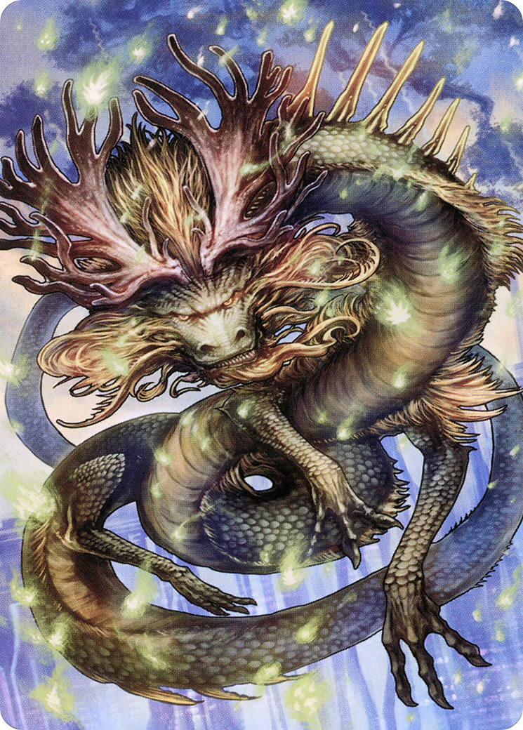 Kura, the Boundless Sky // Kura, the Boundless Sky (ANEO-066) - Neon Dynasty Art Series (Borderless) - Premium MTG Single from Wizards of the Coast - Just $0! Shop now at Game Crave Tournament Store