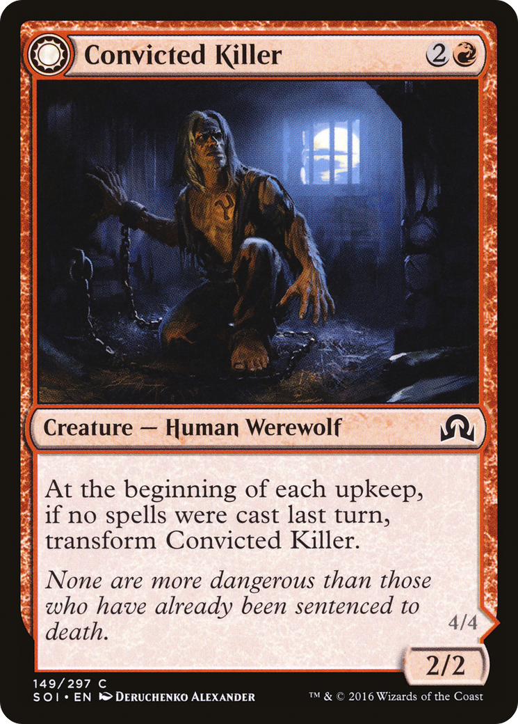 Convicted Killer // Branded Howler (SOI-149) - Shadows over Innistrad: (Double Faced Transform) - Premium MTG Single from Wizards of the Coast - Just $0.25! Shop now at Game Crave Tournament Store