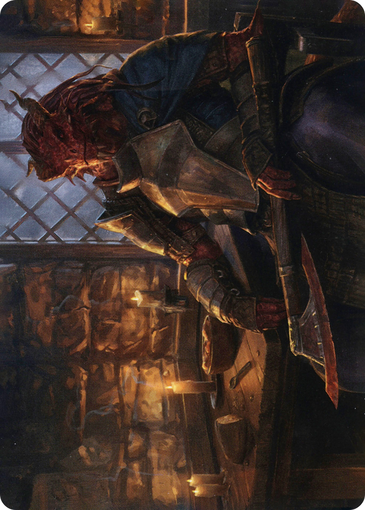 Jaded Sell-Sword // Jaded Sell-Sword (AAFR-047) - Adventures in the Forgotten Realms Art Series (Borderless) Foil - Premium MTG Single from Wizards of the Coast - Just $0! Shop now at Game Crave Tournament Store
