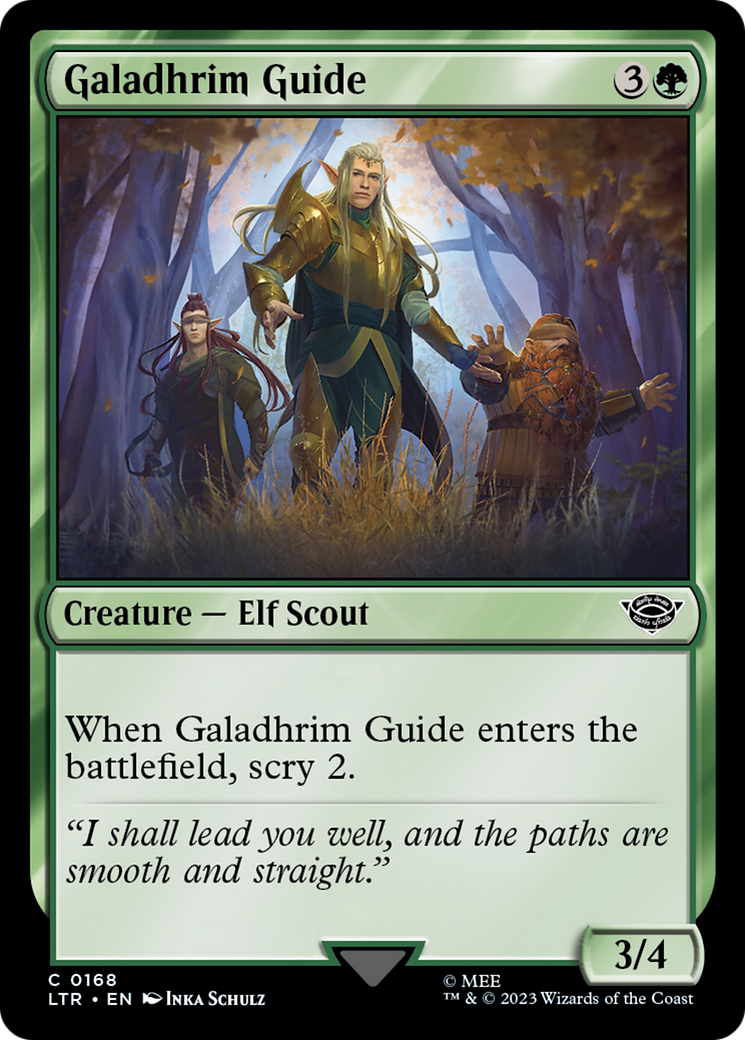Galadhrim Guide (LTR-168) - The Lord of the Rings: Tales of Middle-earth - Premium MTG Single from Wizards of the Coast - Just $0.08! Shop now at Game Crave Tournament Store
