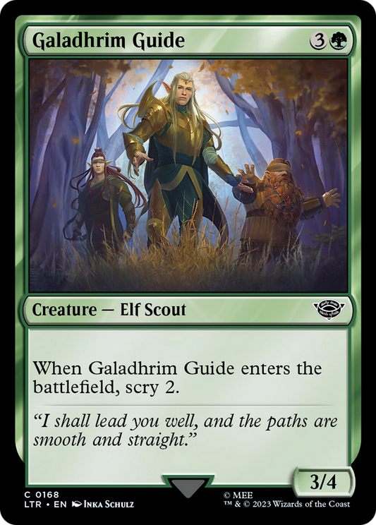 Galadhrim Guide (LTR-168) - The Lord of the Rings: Tales of Middle-earth - Premium MTG Single from Wizards of the Coast - Just $0.08! Shop now at Game Crave Tournament Store