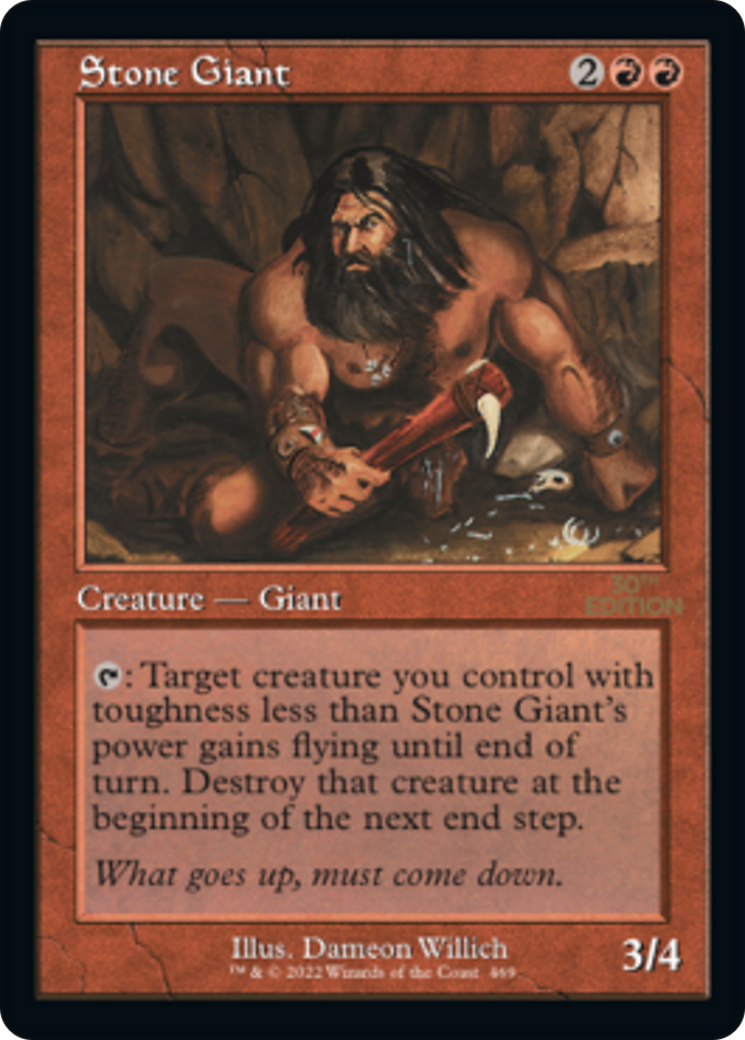 Stone Giant (30A-469) - 30th Anniversary Edition - Premium MTG Single from Wizards of the Coast - Just $10.26! Shop now at Game Crave Tournament Store