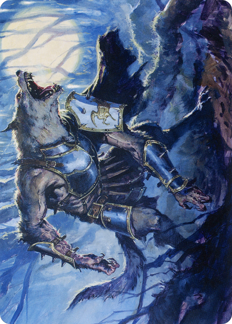 Moonrage Brute // Moonrage Brute (AMID-014) - Midnight Hunt Art Series (Borderless) Foil - Premium MTG Single from Wizards of the Coast - Just $0! Shop now at Game Crave Tournament Store