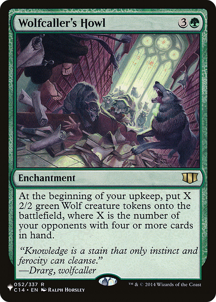 Wolfcaller's Howl (PLIST-1278) - The List - Premium MTG Single from Wizards of the Coast - Just $0.50! Shop now at Game Crave Tournament Store