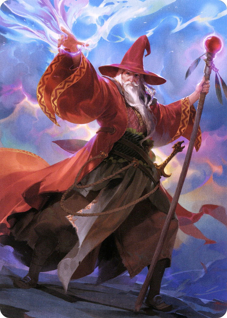 Elminster // Elminster (ACLB-036) - Battle for Baldur's Gate Art Series (Borderless) - Premium MTG Single from Wizards of the Coast - Just $0! Shop now at Game Crave Tournament Store