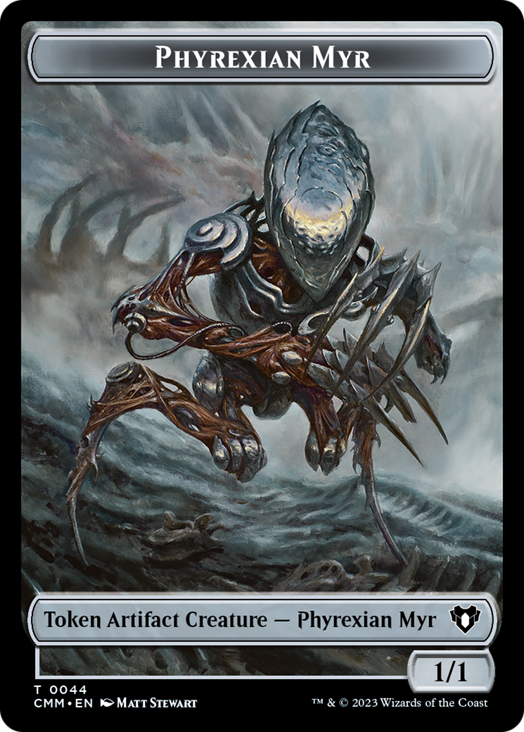 Phyrexian Myr (TCMM-044) - Commander Masters Tokens - Premium MTG Single from Wizards of the Coast - Just $0! Shop now at Game Crave Tournament Store