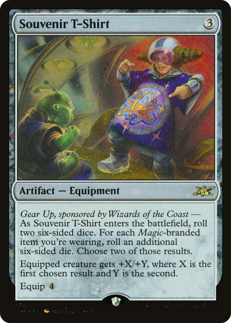 Souvenir T-Shirt (UNF-478) - Unfinity Foil - Premium MTG Single from Wizards of the Coast - Just $0.08! Shop now at Game Crave Tournament Store