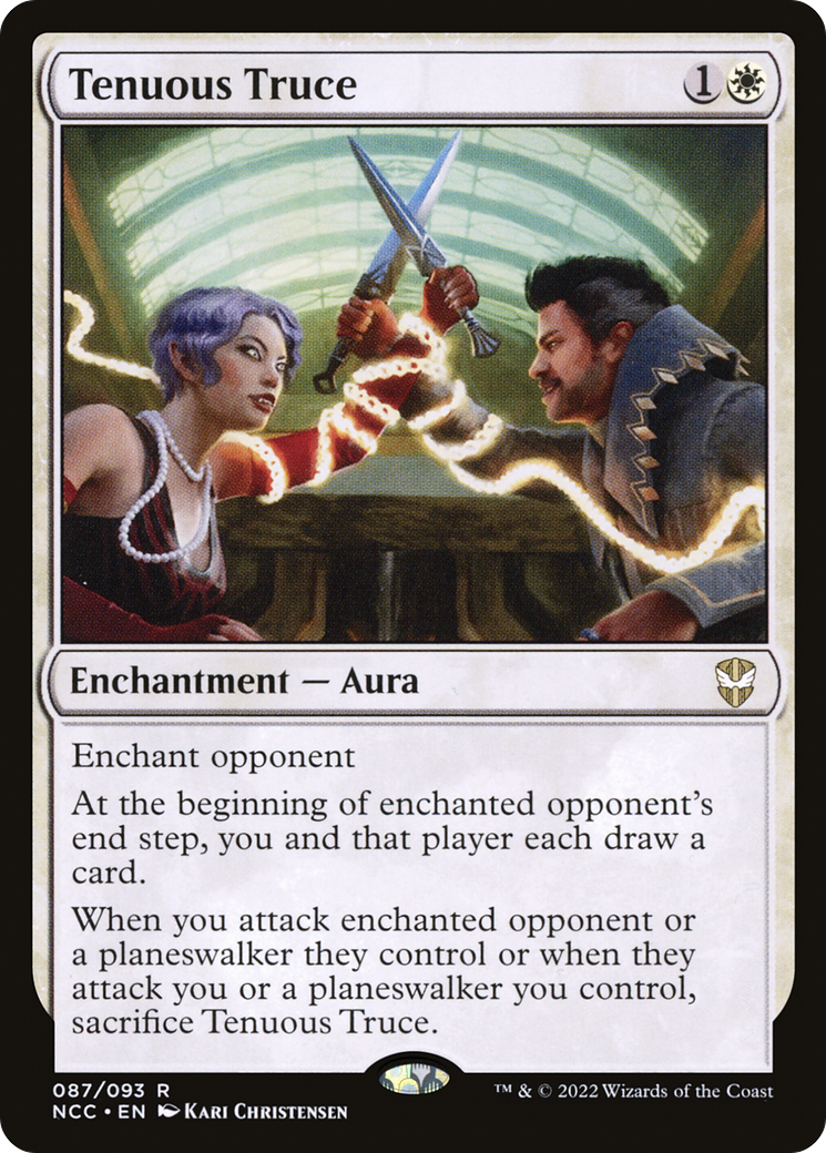 Tenuous Truce (NCC-087) - New Capenna Commander - Premium MTG Single from Wizards of the Coast - Just $0.10! Shop now at Game Crave Tournament Store