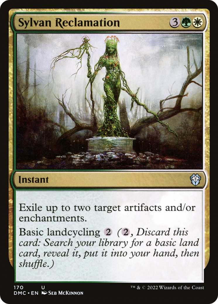 Sylvan Reclamation (DMC-170) - Dominaria United Commander - Premium MTG Single from Wizards of the Coast - Just $0.08! Shop now at Game Crave Tournament Store