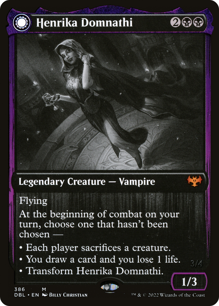 Henrika Domnathi // Henrika, Infernal Seer (DBL-386) - Innistrad: Double Feature: (Double Faced Transform) - Premium MTG Single from Wizards of the Coast - Just $0.55! Shop now at Game Crave Tournament Store
