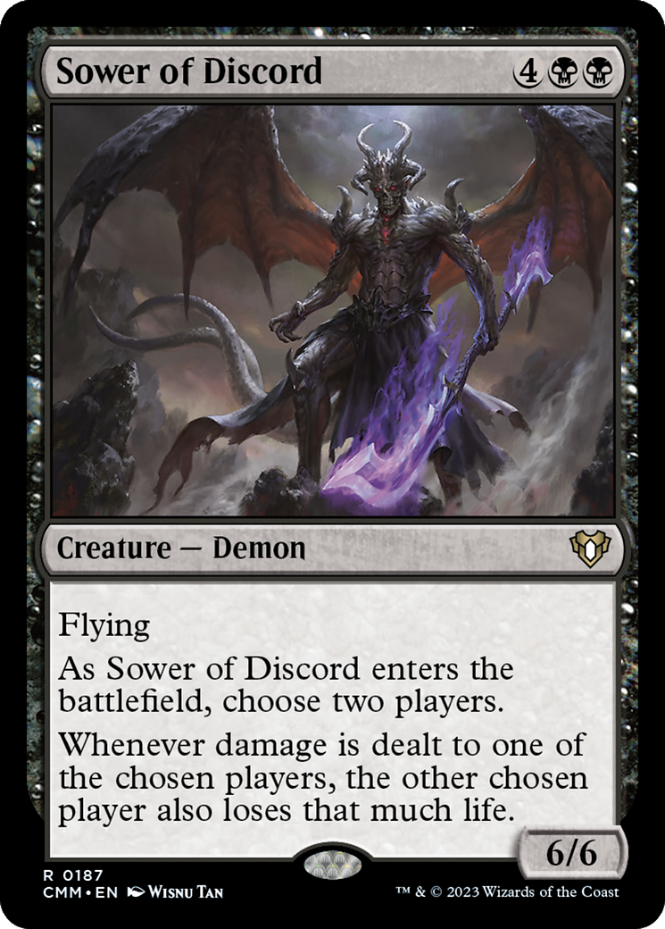 Sower of Discord (CMM-187) - Commander Masters Foil - Premium MTG Single from Wizards of the Coast - Just $1.09! Shop now at Game Crave Tournament Store