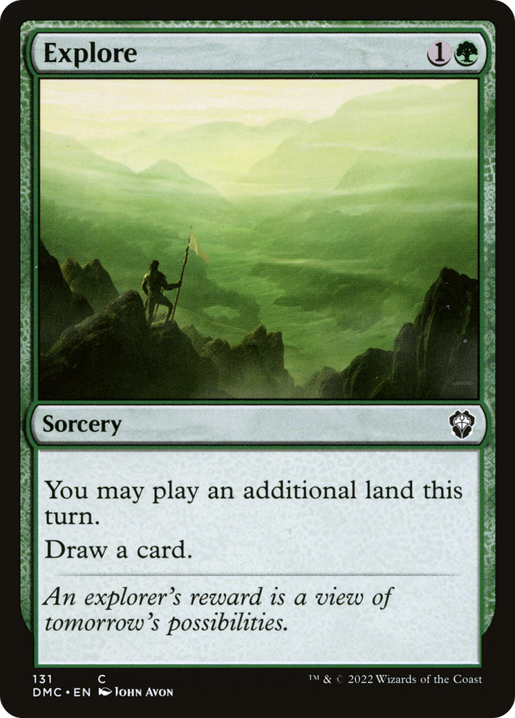 Explore (DMC-131) - Dominaria United Commander - Premium MTG Single from Wizards of the Coast - Just $0.25! Shop now at Game Crave Tournament Store