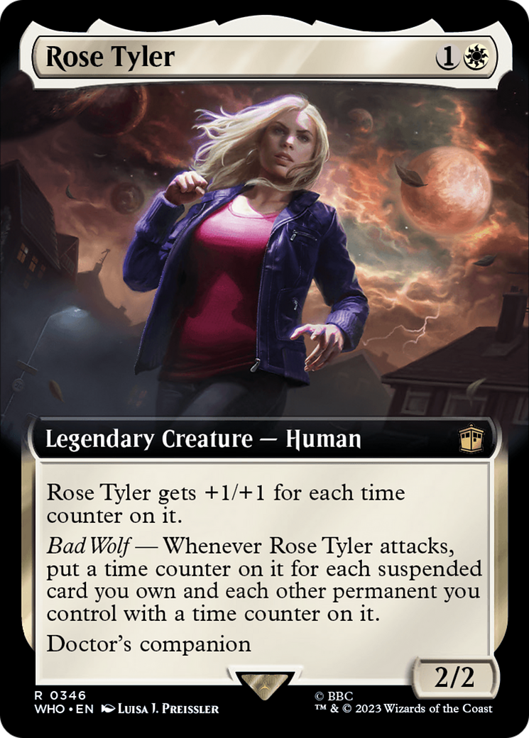 Rose Tyler (WHO-346) - Doctor Who: (Extended Art) Foil - Premium MTG Single from Wizards of the Coast - Just $0.11! Shop now at Game Crave Tournament Store