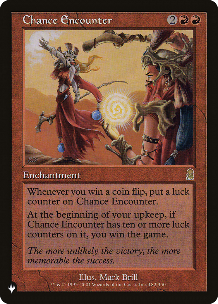 Chance Encounter (PHED-017) - Heads I Win, Tails You Lose - Premium MTG Single from Wizards of the Coast - Just $0.08! Shop now at Game Crave Tournament Store