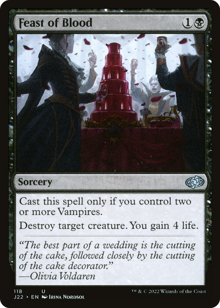 Feast of Blood (J22-118) - Jumpstart 2022 - Premium MTG Single from Wizards of the Coast - Just $0.08! Shop now at Game Crave Tournament Store