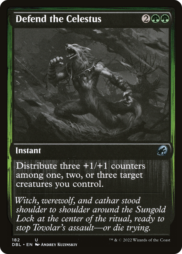 Defend the Celestus (DBL-182) - Innistrad: Double Feature Foil - Premium MTG Single from Wizards of the Coast - Just $0.08! Shop now at Game Crave Tournament Store
