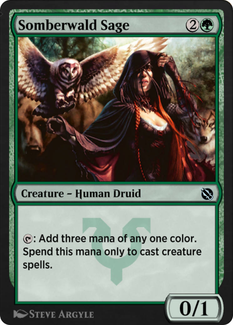 Somberwald Sage (SIS-055) - Shadows of the Past - Premium MTG Single from Wizards of the Coast - Just $0! Shop now at Game Crave Tournament Store