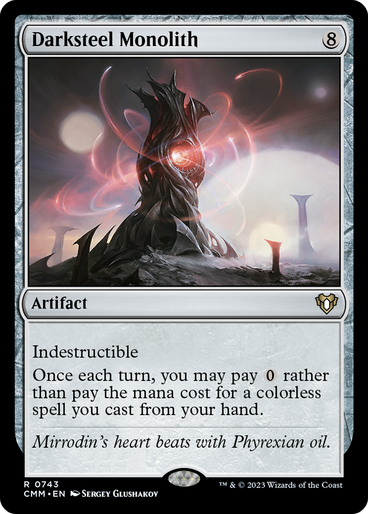 Darksteel Monolith (CMM-743) - Commander Masters - Premium MTG Single from Wizards of the Coast - Just $4.13! Shop now at Game Crave Tournament Store