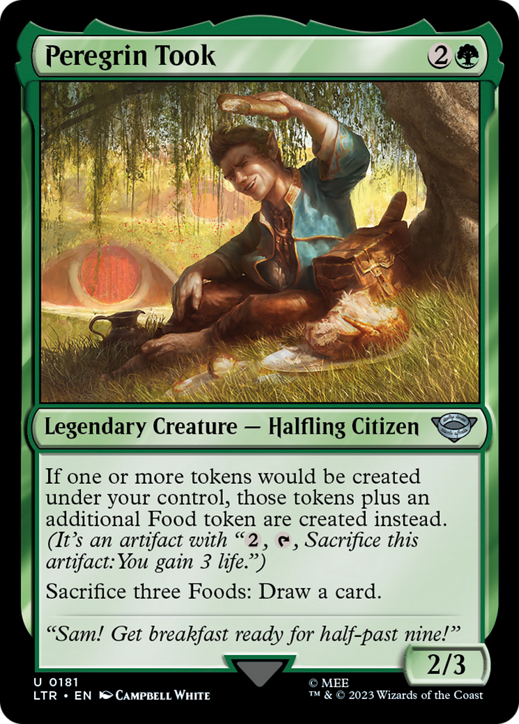 Peregrin Took (LTR-181) - The Lord of the Rings: Tales of Middle-earth - Premium MTG Single from Wizards of the Coast - Just $0.09! Shop now at Game Crave Tournament Store