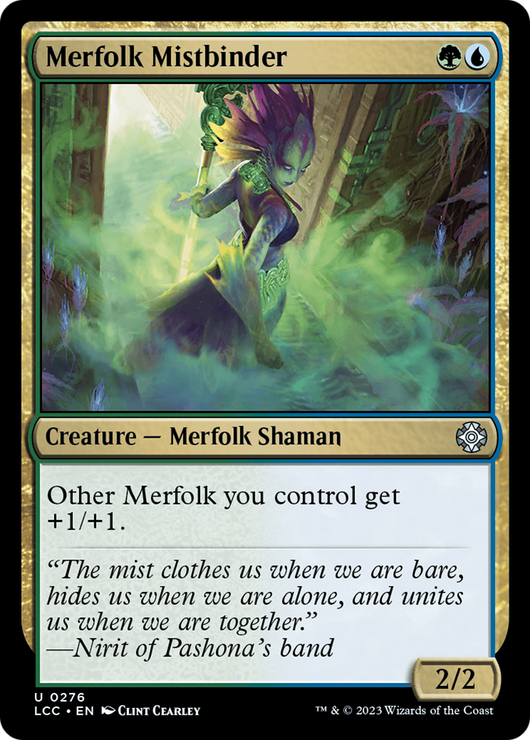 Merfolk Mistbinder (LCC-276) - The Lost Caverns of Ixalan Commander - Premium MTG Single from Wizards of the Coast - Just $0.08! Shop now at Game Crave Tournament Store