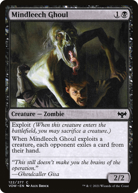 Mindleech Ghoul (VOW-122) - Innistrad: Crimson Vow Foil - Premium MTG Single from Wizards of the Coast - Just $0.25! Shop now at Game Crave Tournament Store