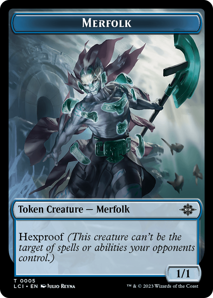 Merfolk (TLCI-005) - The Lost Caverns of Ixalan Tokens Foil - Premium MTG Single from Wizards of the Coast - Just $0! Shop now at Game Crave Tournament Store