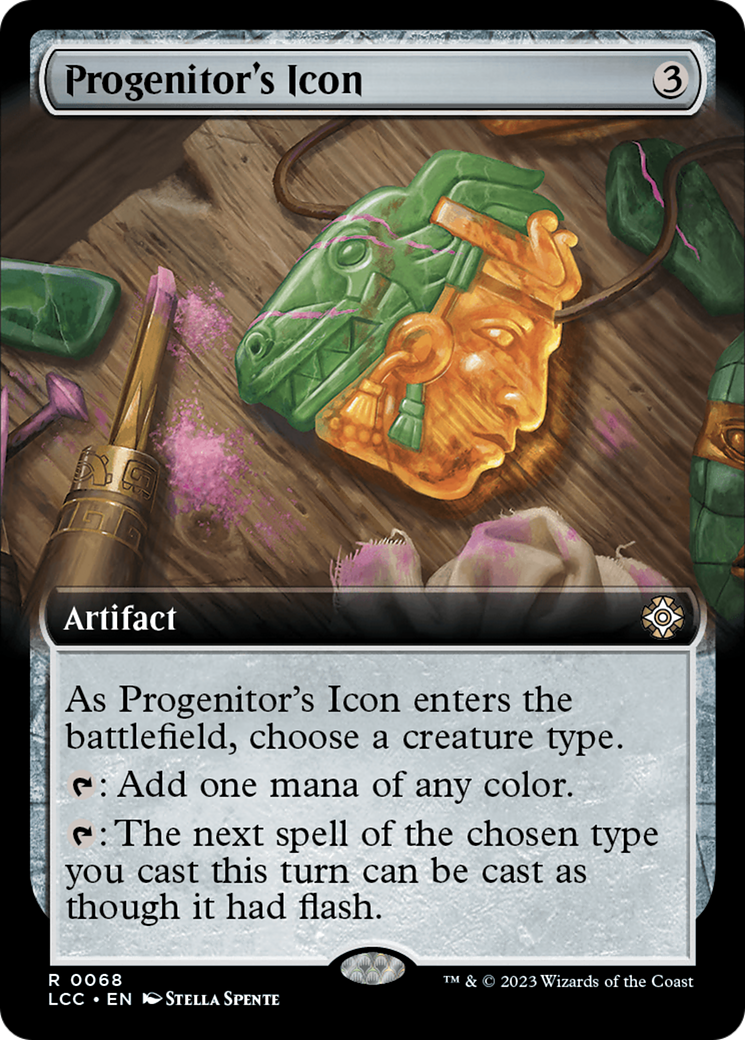 Progenitor's Icon (LCC-068) - The Lost Caverns of Ixalan Commander: (Extended Art) Foil - Premium MTG Single from Wizards of the Coast - Just $0.08! Shop now at Game Crave Tournament Store