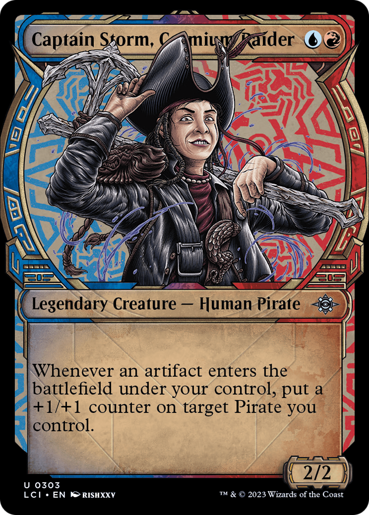Captain Storm, Cosmium Raider (LCI-303) - The Lost Caverns of Ixalan: (Showcase) - Premium MTG Single from Wizards of the Coast - Just $0.25! Shop now at Game Crave Tournament Store