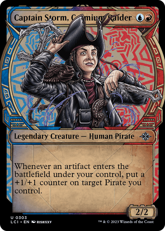 Captain Storm, Cosmium Raider (LCI-303) - The Lost Caverns of Ixalan: (Showcase) - Premium MTG Single from Wizards of the Coast - Just $0.25! Shop now at Game Crave Tournament Store