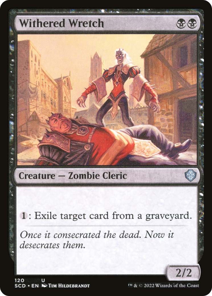 Withered Wretch (SCD-120) - Starter Commander Decks - Premium MTG Single from Wizards of the Coast - Just $0.08! Shop now at Game Crave Tournament Store