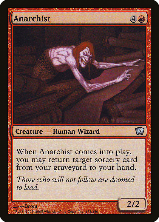 Anarchist (9ED-173★) - Ninth Edition Foil - Premium MTG Single from Wizards of the Coast - Just $0.08! Shop now at Game Crave Tournament Store