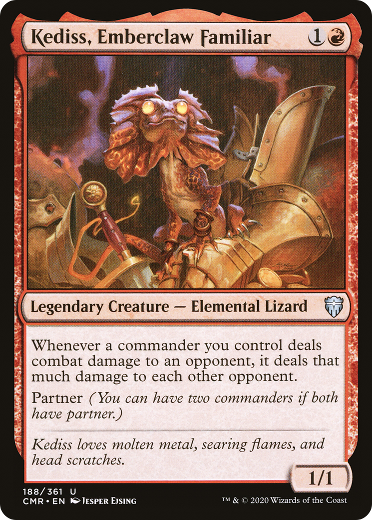 Kediss, Emberclaw Familiar (CMR-188) - Commander Legends - Premium MTG Single from Wizards of the Coast - Just $4.58! Shop now at Game Crave Tournament Store