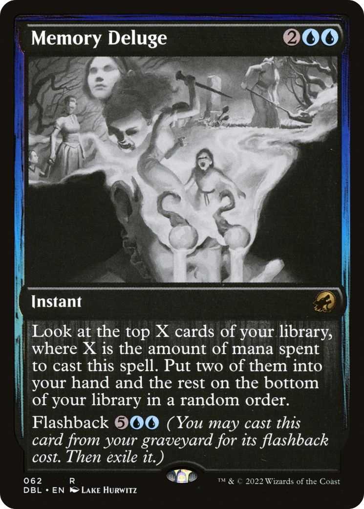 Memory Deluge (DBL-062) - Innistrad: Double Feature - Premium MTG Single from Wizards of the Coast - Just $0.76! Shop now at Game Crave Tournament Store