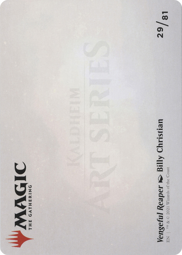 Vengeful Reaper // Vengeful Reaper (AKHM-029) - Kaldheim Art Series (Borderless) Foil - Premium MTG Single from Wizards of the Coast - Just $0! Shop now at Game Crave Tournament Store