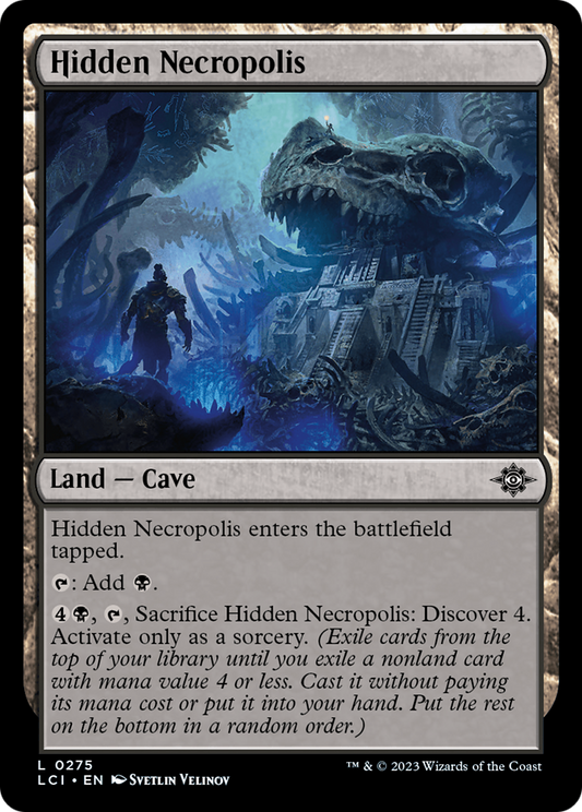 Hidden Necropolis (LCI-275) - The Lost Caverns of Ixalan - Premium MTG Single from Wizards of the Coast - Just $0.08! Shop now at Game Crave Tournament Store